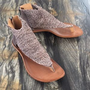 Cydwoq woven leather sandals from Sundance. New!
